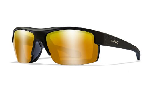 WX COMPASS, Lenses: Polarized Gold Mirror, Frame: Matte Black