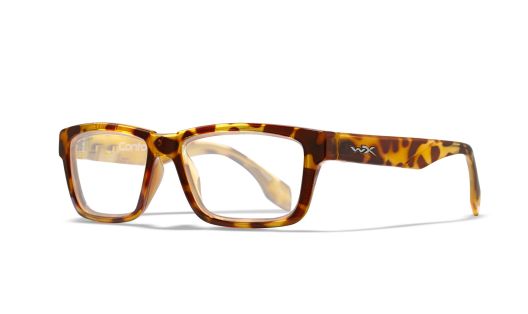 WX CONTOUR, Lenses: Clear, Frame: Gloss Demi Brown