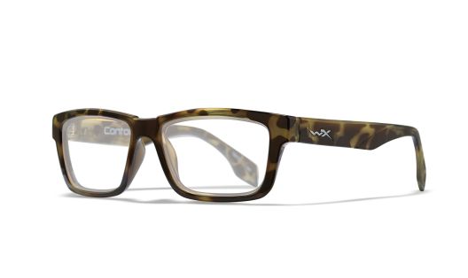 WX CONTOUR, Lenses: Clear, Frame: Gloss Demi Black