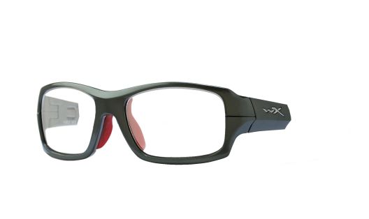 WX FIERCE, Lenses: Not included, Frame Front: Dark Silver / Red