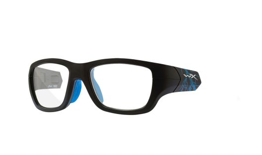 WX FLASH, Lenses: Not included, Frame Front: Matte Black / Electric Blue
