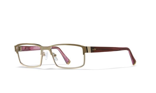 WX FUSION, Lenses: Clear, Frame: Gold/Pink