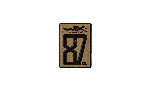 WX Patch 87est., 55 x 80 mm, Tan