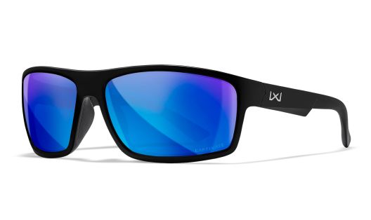 WX PEAK XL, Lenses: CAPTIVATE™ Polarized Blue Mirror, Frame: Matte Black