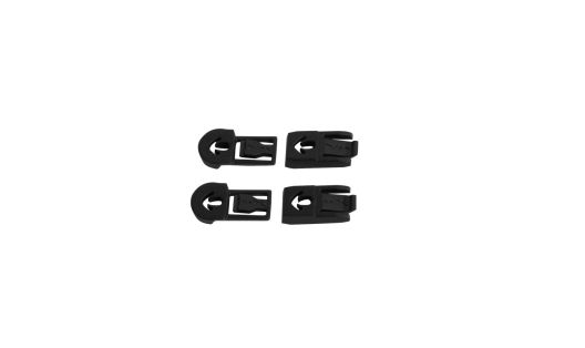 RAS, ARC Rail Clip and Bar, Rail Attachment System - Black