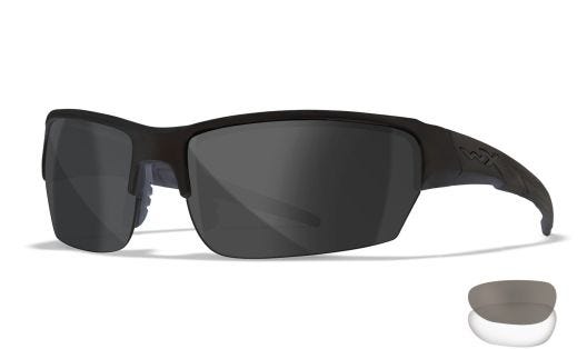 WX SAINT, Lenses: Grey/Clear, Frame: Matte Black