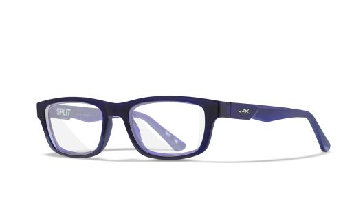 WX SPLIT, Lenses: Clear, Frame: Deep Purple Crystal