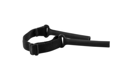 WX Elastic Strap, w/ Rubber Tips, Black