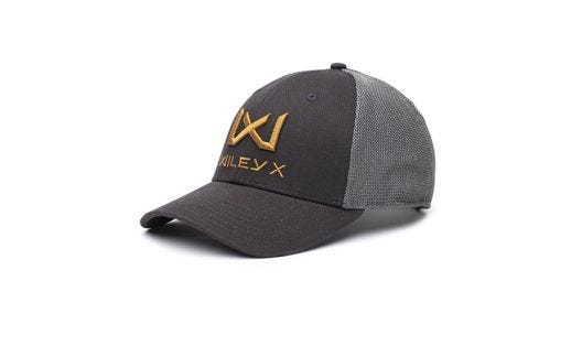 Trucker Cap, Dark Grey, Tan WX/Wiley X