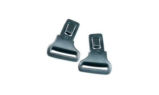 WX GAMER, Clips, Matte Black / Dark Silver