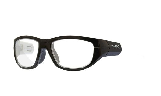 WX VICTORY, Lenses: Not included, Frame Front: Gloss Black / Aluminum Pearl