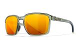 Image of WX ALFA, Lenses: CAPTIVATE™ Polarized Bronze Mirror, Frame: Gloss Crystal Light Olive/Grey