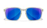 WX ALFA, Lenses: CAPTIVATE™ Polarized Blue Mirror, Frame: Gloss Clear Crystal Image Thumbnail