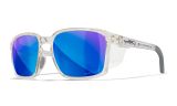 WX ALFA, Lenses: CAPTIVATE™ Polarized Blue Mirror, Frame: Gloss Clear Crystal Image Thumbnail
