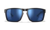 WX APEX, Lenses: CAPTIVATE™ Polarized Blue Mirror, Frame: Gloss Black Image Thumbnail