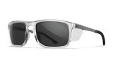 WX AXE, Lenses: CAPTIVATE™ Grey, Frame: Gloss Crystal Clear Image Thumbnail