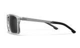 WX AXE, Lenses: CAPTIVATE™ Grey, Frame: Gloss Crystal Clear Image Thumbnail