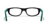 WX BOUNCE, Lenses: Clear, Frame: Gloss Black / Atlantis Blue Image Thumbnail