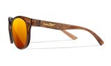 WX COVERT, Lenses: CAPTIVATE™ Polarized Bronze Mirror, Frame: Crystal Rootbeer Image Thumbnail