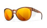 WX COVERT, Lenses: CAPTIVATE™ Polarized Bronze Mirror, Frame: Crystal Rootbeer Image Thumbnail