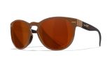 Image of WX COVERT, Lenses: CAPTIVATE™ Polarized Copper, Frame: Gloss Coffee/Crystal Brown