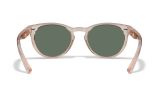 WX COVERT, Lenses: CAPTIVATE™ Polarized Rose Gold Mirror, Frame: Gloss Crystal Blush Image Thumbnail