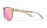 WX COVERT, Lenses: CAPTIVATE™ Polarized Rose Gold Mirror, Frame: Gloss Crystal Blush Image Thumbnail