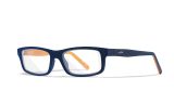 Image of WX FLIP, Lenses: Clear, Frame: Lapis Blue / Orange