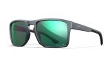 Image of WX FOUNDER, Lenses: CAPTIVATE™ Polarized Green Mirror, Frame: Matte Graphite