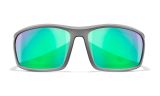 WX GRID, Lenses: CAPTIVATE™ Polarized Green Mirror, Frame: Matte Cool Grey Image Thumbnail