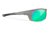 WX GRID, Lenses: CAPTIVATE™ Polarized Green Mirror, Frame: Matte Cool Grey Image Thumbnail