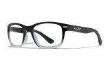 Image of WX HELIX, Lenses: Not included, Frame: Gloss Black Fade to Clear Crystal