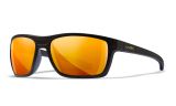 Image of WX KINGPIN, Lenses: CAPTIVATE™ Polarized Bronze Mirror, Frame: Matte Black