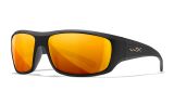 Image of WX OMEGA, Lenses: CAPTIVATE™ Polarized Bronze Mirror, Frame: Matte Black