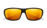 WX OMEGA, Lenses: CAPTIVATE™ Polarized Bronze Mirror, Frame: Matte Black Image Thumbnail