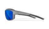 WX OZONE, Lenses: CAPTIVATE™ Polarized Blue Mirror, Frame: Matte Grey Image Thumbnail