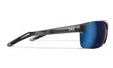 WX PRIME, Lenses: CAPTIVATE™ Polarized Blue Mirror, Frame: Gloss Crystal Grey Image Thumbnail