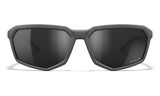 WX RECON, Lenses: CAPTIVATE™ Polarized Black Mirror, Frame: Matte Grey Image Thumbnail