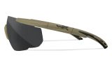 SABER ADVANCED, Shields: Grey/Clear/Light Rust, Frame: Matte Tan Image Thumbnail