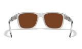 WX TREK, Lenses: CAPTIVATE™ Polarized Green Mirror, Frame: Gloss Crystal Light Grey Image Thumbnail