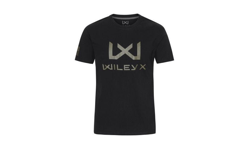 WX CANYON T-Shirt, Onyx Black, Sage Green WX/Wiley X Image