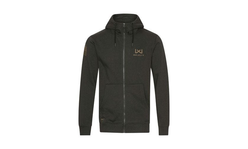 WX URBAN Zip Hoodie, OD Green, Coyote Brown WX/Wiley X Image