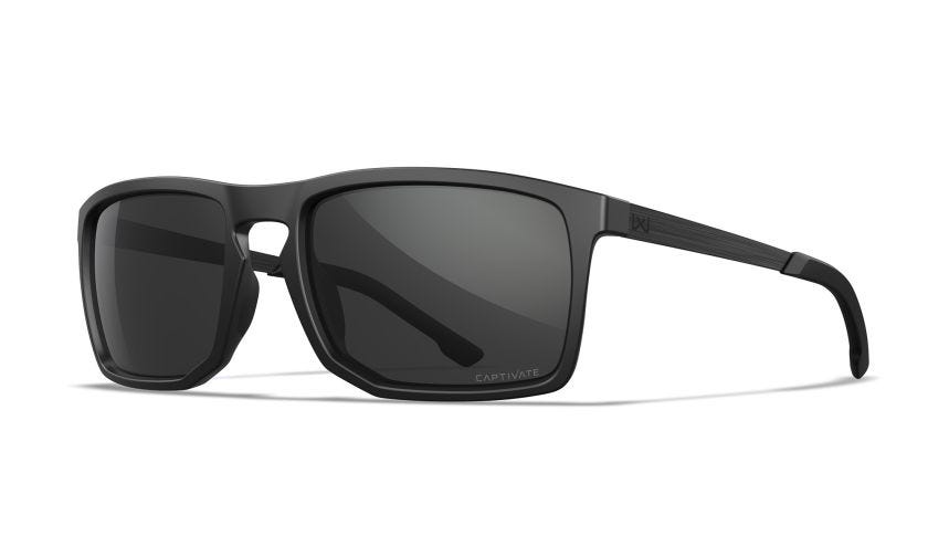 WX AXE, Lenses: CAPTIVATE™ Polarized Grey, Frame: Matte Black Image