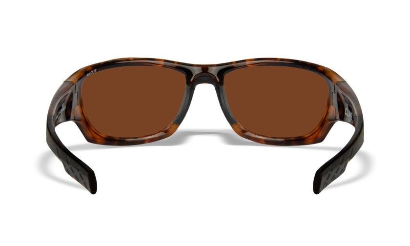 WX CLIMB, Lenses: CAPTIVATE™ Polarized Bronze Mirror, Frame: Gloss Tortoise Image