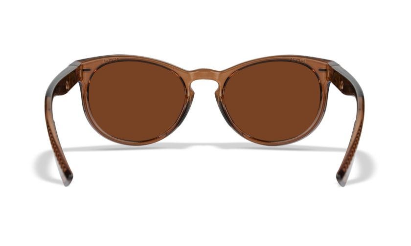 WX COVERT, Lenses: CAPTIVATE™ Polarized Bronze Mirror, Frame: Crystal Rootbeer Image