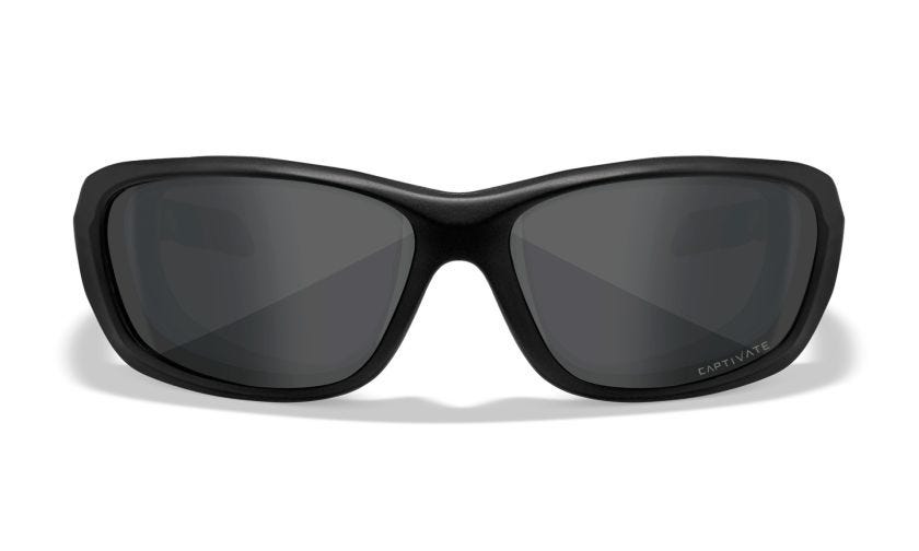 WX GRAVITY, Lenses: CAPTIVATE™ Polarized Grey, Frame: Matte Black Image