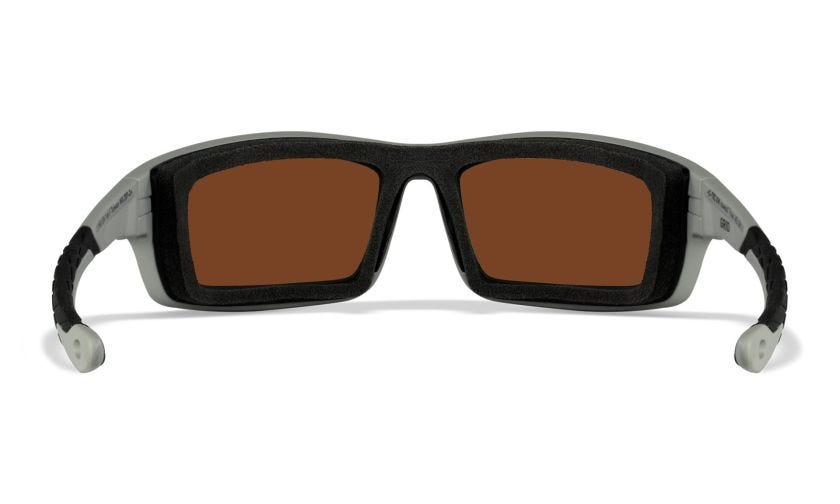 WX GRID, Lenses: CAPTIVATE™ Polarized Green Mirror, Frame: Matte Cool Grey Image