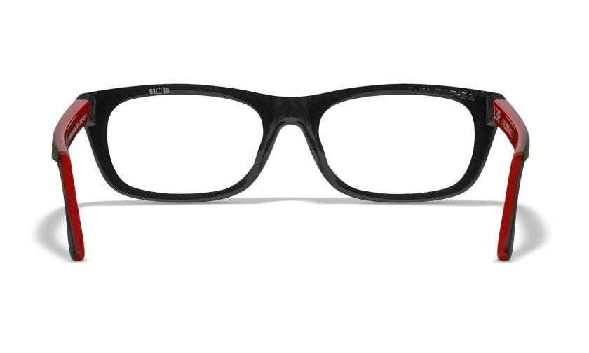 WX LEAP, Lenses: Clear, Frame: Gloss Black / Mars Red Image