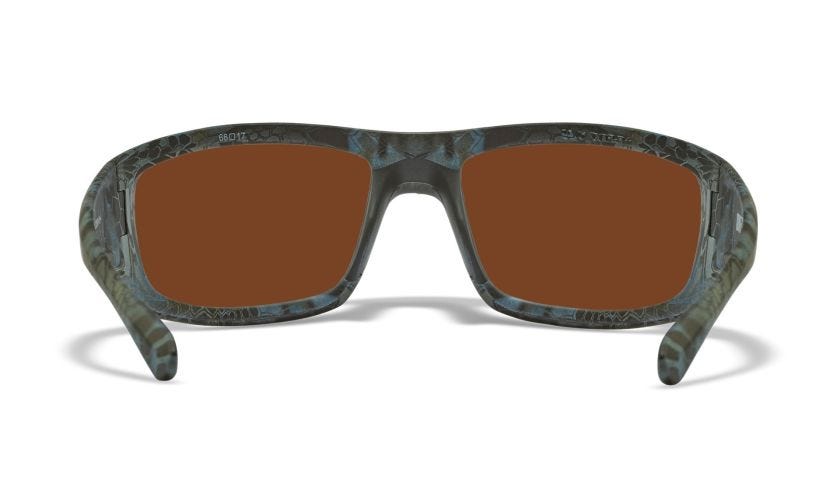 WX OMEGA, Lenses: CAPTIVATE™ Polarized Green Mirror, Frame: Kryptek® Neptune™ Image