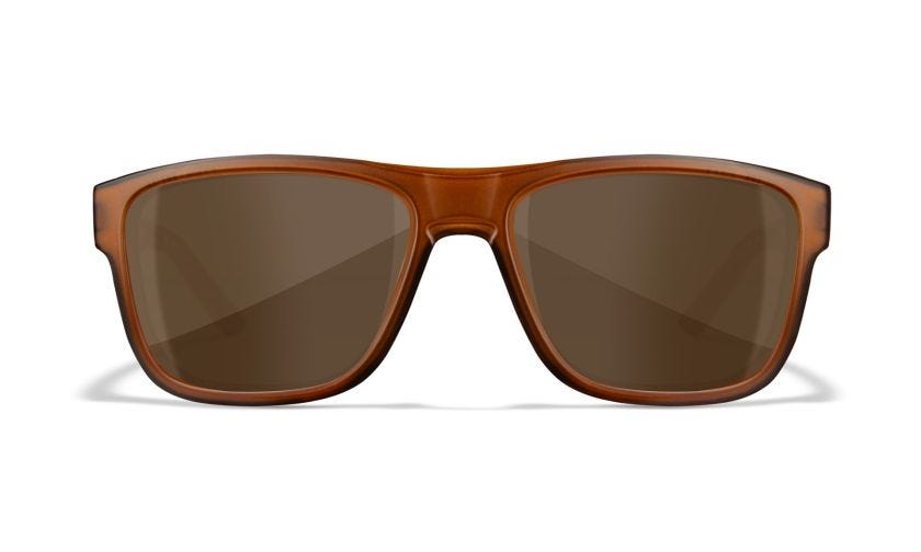 WX OVATION, Lenses: Brown, Frame: Matte Rootbeer Image